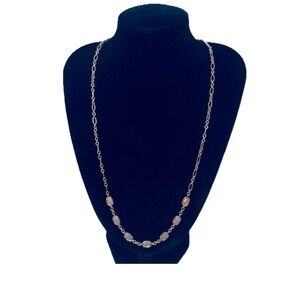 NWT Kendra Scott Emilie Strand Necklace Dust Bag Rose Gold New $98 Mother’s Day